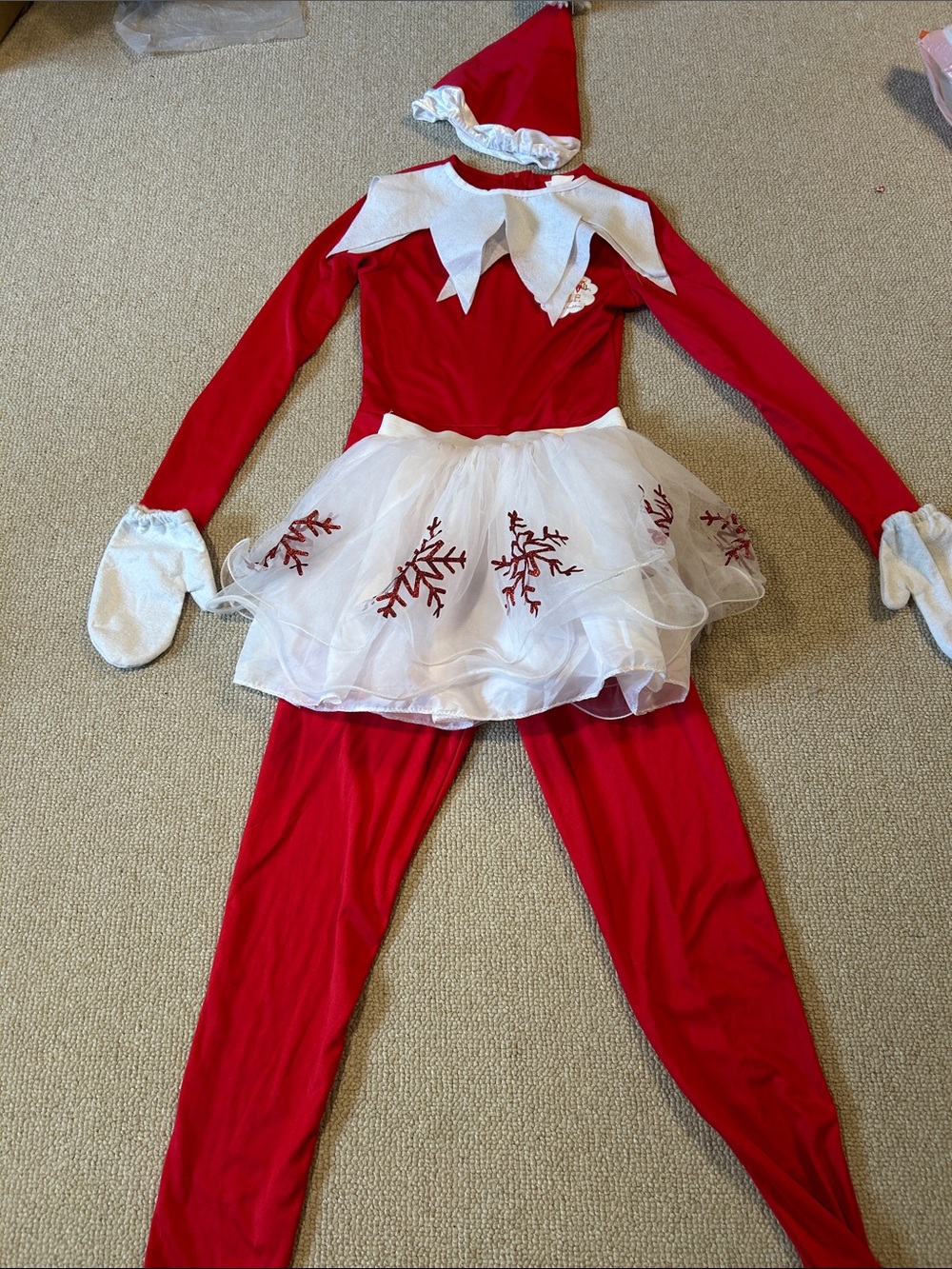 Women’s elf on the shelf costume